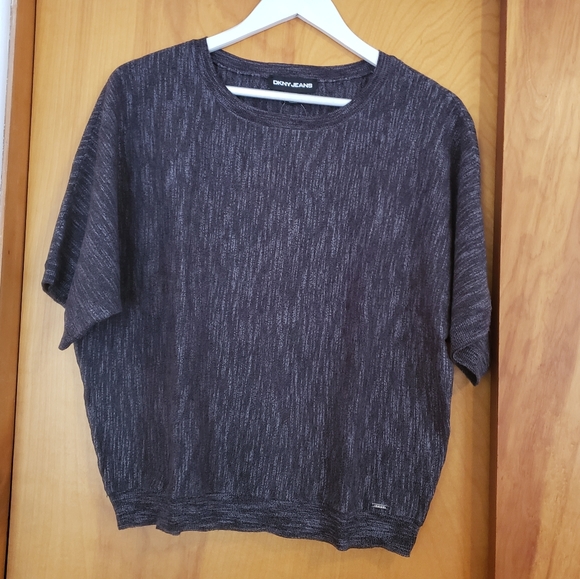 DKNY Jeans Marled Knit Top - Picture 3 of 7